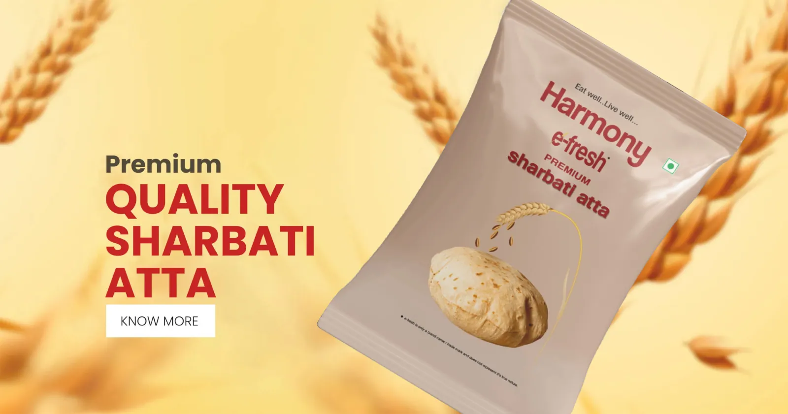 Harmony e-Fresh Premium Sharbati Atta