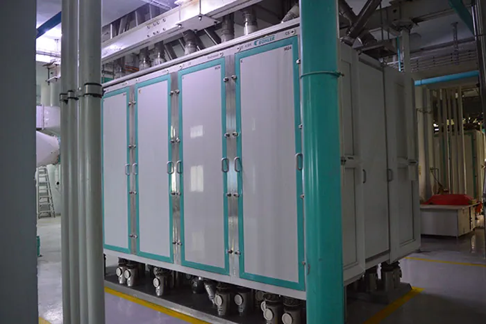 Plansifters at the Harmony Foods flour mill